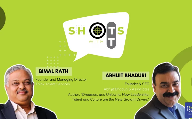 Podcast episode cover featuring Abhijit Bhaduri discussing perspectives on talent, career, and change