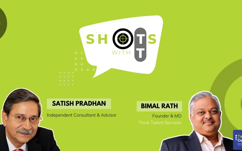 Podcast episode cover featuring Satish Pradhan discussingPerspectives on the evolution of top leadership