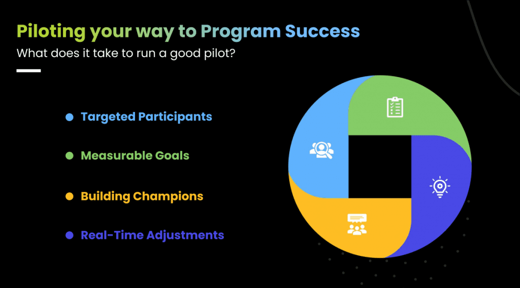 Piloting your way to Program Success