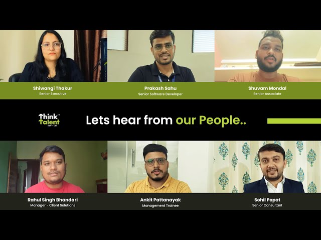 Celebrating our Talent | Let's hear from our People | Part 1